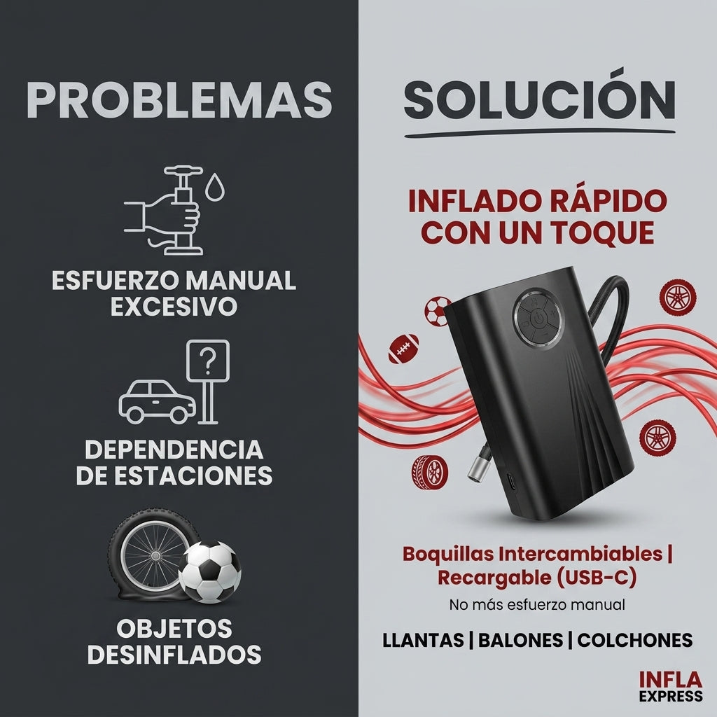 Compresor de aire portable