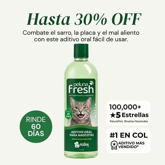Peluna Fresh for Cats | Aditivo Oral para Gatos