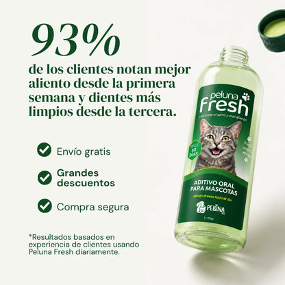 Peluna Fresh for Cats | Aditivo Oral para Gatos