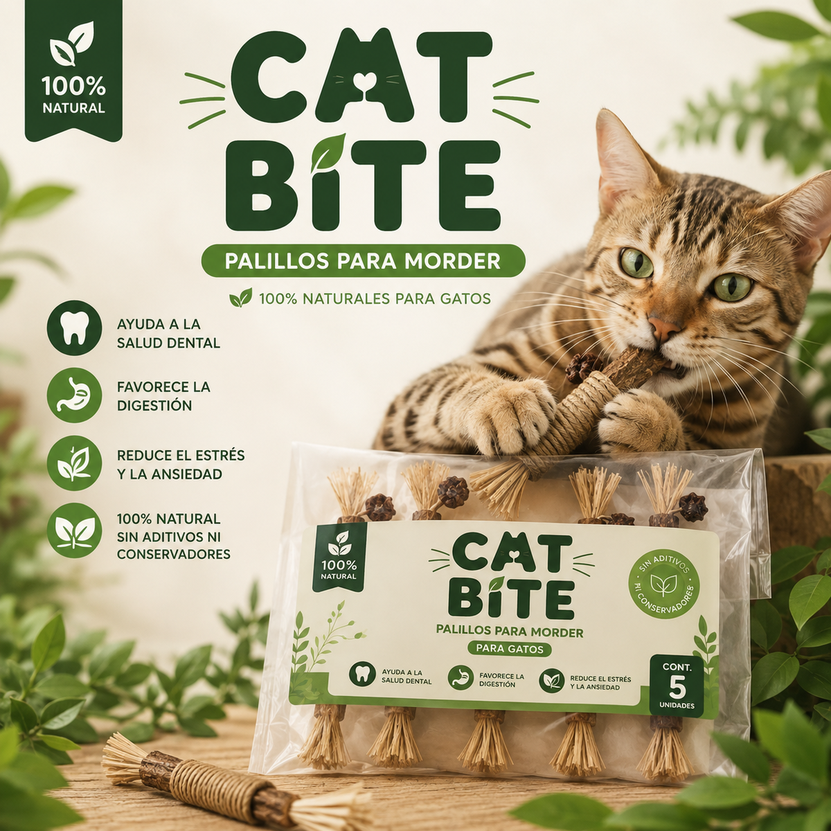 CatBite Pack de Stickers Dentales