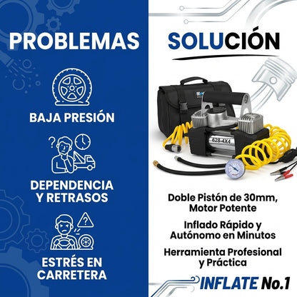 Compresor de aire de 2 cilindros