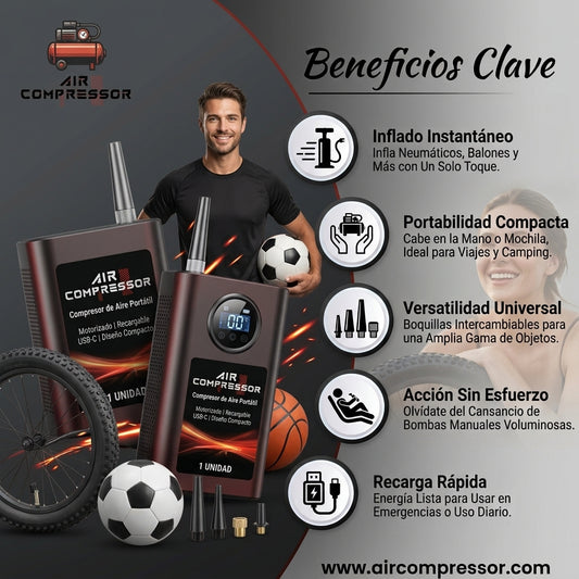 Compresor de aire portable